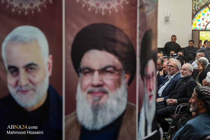 مراسم چهلمین روز تدفین آقای شهید ایران با حضور محمدباقر قالیباف - کربلای معلی