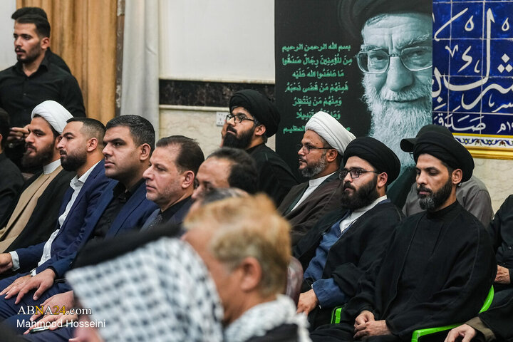 مراسم چهلمین روز تدفین آقای شهید ایران با حضور محمدباقر قالیباف - کربلای معلی