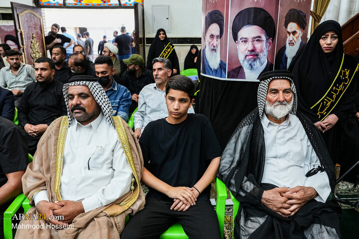 مراسم چهلمین روز تدفین آقای شهید ایران با حضور محمدباقر قالیباف - کربلای معلی