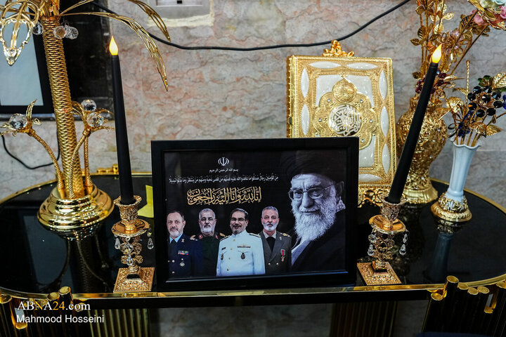 مراسم چهلمین روز تدفین آقای شهید ایران با حضور محمدباقر قالیباف - کربلای معلی