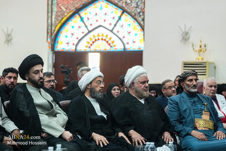 مراسم چهلمین روز تدفین آقای شهید ایران با حضور محمدباقر قالیباف - کربلای معلی