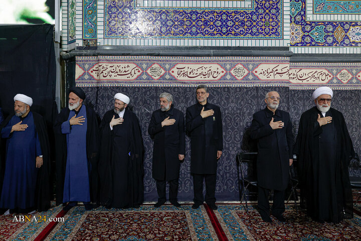 مراسم بزرگداشت چهلمین روز تدفین رهبر شهید انقلاب اسلامی در حرم مطهر رضوی