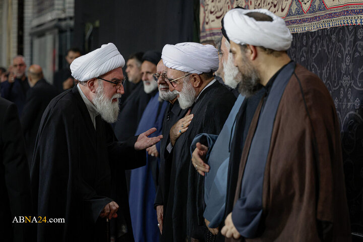 مراسم بزرگداشت چهلمین روز تدفین رهبر شهید انقلاب اسلامی در حرم مطهر رضوی