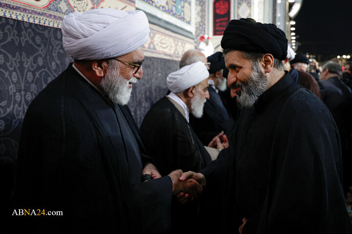 مراسم بزرگداشت چهلمین روز تدفین رهبر شهید انقلاب اسلامی در حرم مطهر رضوی