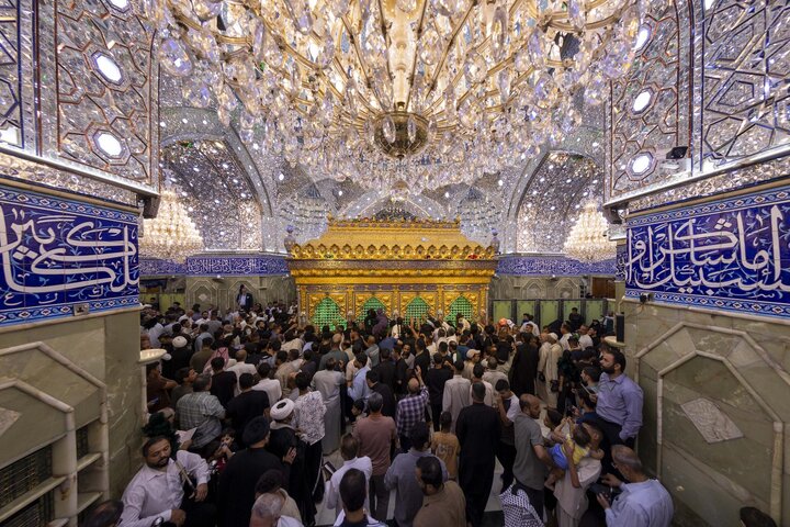 تقرير مصور/ أجواء ليلة الجمعة الأولى من شهر ربيع الأول عند مرقد أبي الفضل العباس (عليه السلام)