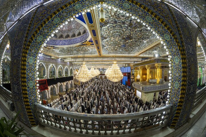 تقرير مصور/ أجواء ليلة الجمعة الأولى من شهر ربيع الأول عند مرقد أبي الفضل العباس (عليه السلام)