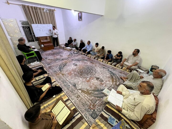 تقرير مصور/ تنظيم 19 دورة في أحكام التلاوة والتجويد في بابل بالعراق