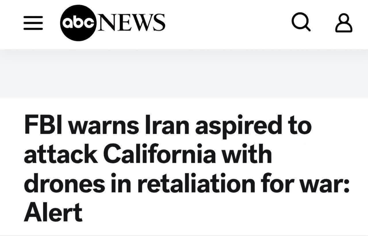 ABC News: FBI nagbabala sa posibleng drone attack ng Iran sa California.