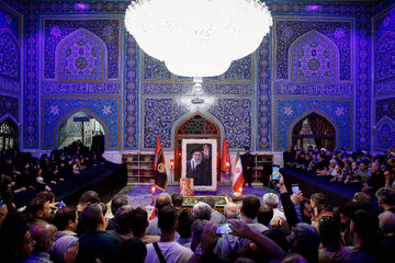 Photos: Presence of mourning people at holy grave of martyred leader on fortieth night of his burial