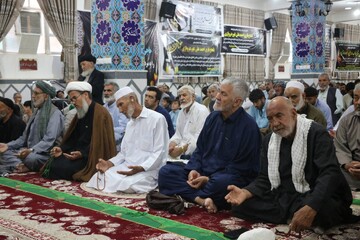 گزارش تصویری | نماز جمعه شیعیان افغانستان در مهدیه هرات در فراق امام جمعه فقید آن