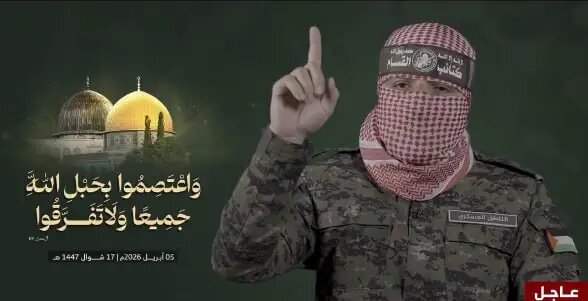 ابوعبیده: فلسطینیان در کرانه باختری و قدس برای دفاع از مسجد الاقصی به پا خیزند