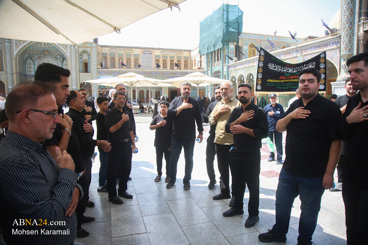 Photos: Imam Hasan al-Askari mourning ceremony held at Hazrat Masoumeh shrine in Qom