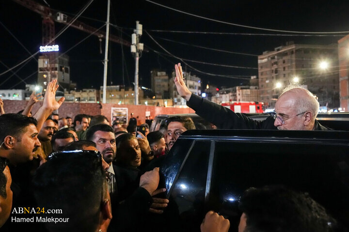 Photos: Ghalibaf visits Imam Hussain Holy Shrine