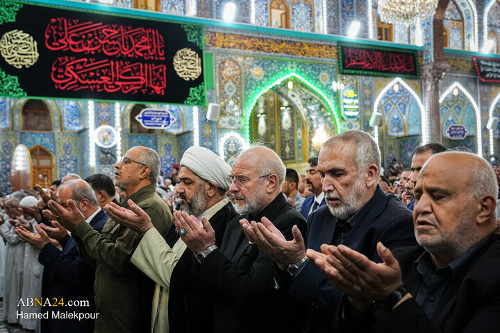 Photos: Ghalibaf visits Imam Hussain Holy Shrine