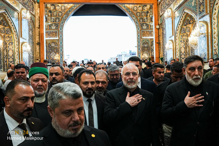 Photos: Ghalibaf visits Imam Hussain Holy Shrine
