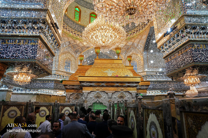Photos: Ghalibaf visits Imam Hussain Holy Shrine