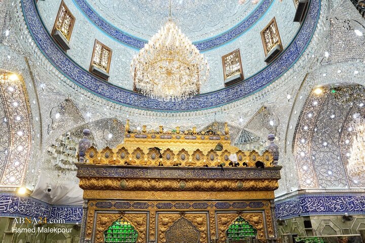 Photos: Ghalibaf visits Hazrat Abbas Holy Shrine in Karbala