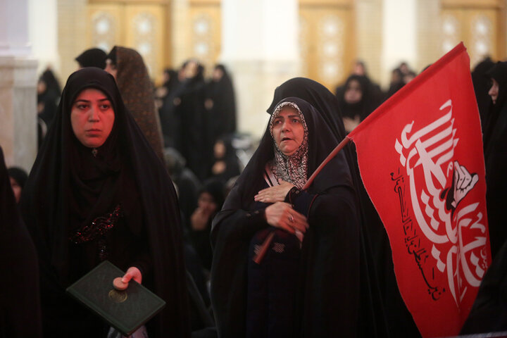Photos: Imam Hasan al-Askari mourning ceremony held at Hazrat Masoumeh Holy Shrine