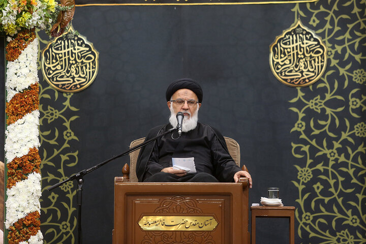 Photos: Imam Hasan al-Askari mourning ceremony held at Hazrat Masoumeh Holy Shrine