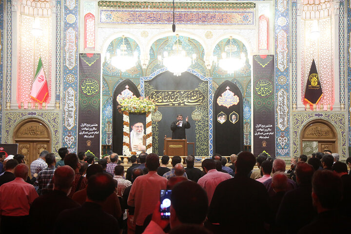 Photos: Imam Hasan al-Askari mourning ceremony held at Hazrat Masoumeh Holy Shrine