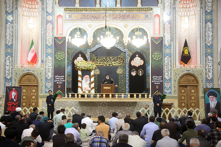Photos: Imam Hasan al-Askari mourning ceremony held at Hazrat Masoumeh Holy Shrine