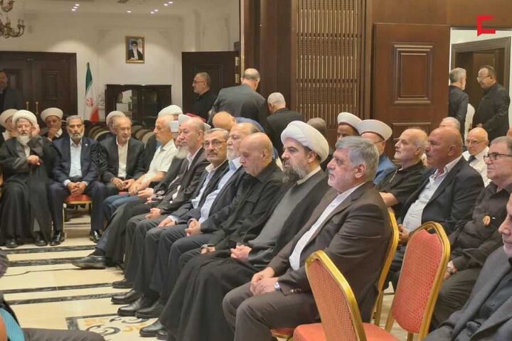 عکس خبری/ مراسم گرامیداشت چهلمین روز تشییع رهبر شهید در بیروت