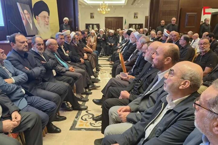 عکس خبری/ مراسم گرامیداشت چهلمین روز تشییع رهبر شهید در بیروت