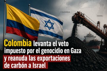 Colombia levanta veto por genocidio en Gaza; venderá carbón a Israel