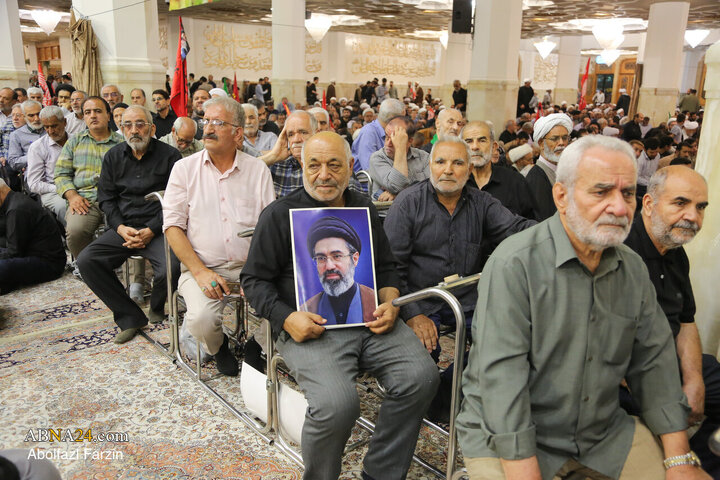 تقرير مصور/ مراسم أربعينية الشهيد القائد السيد "الخامنئي" في حرم السيدة فاطمة المعصومة (ع) - ١