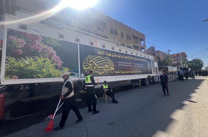 تقرير مصور/ العتبة العلوية تواصل بتقديم خدماتها في إحياء ذكرى استشهاد الإمام الحسن العسكري (ع) بسامراء