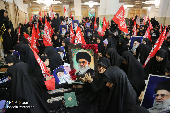 تقرير مصور/ مراسم أربعينية الشهيد القائد السيد "الخامنئي" في حرم السيدة فاطمة المعصومة (ع) - 2