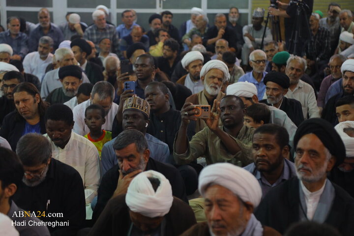 تقرير مصور/ مراسم إحياء الذكرى الأربعينية لدفن الشهيد القائد السيد الخامنئي" في مكتب المرجع السيستاني
