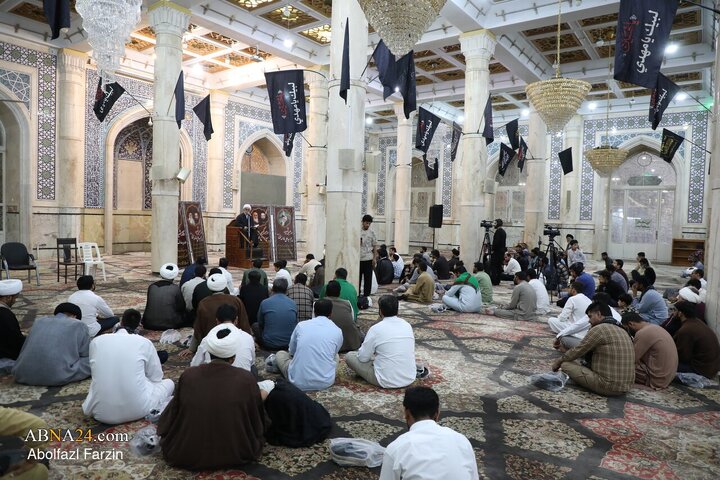 تقرير مصور/ إحياء ذكرى أربعينية الشهيد الإمام خامنئي في المؤتمر الدولي حول "الإمام الحسن العسكري (ع)"
