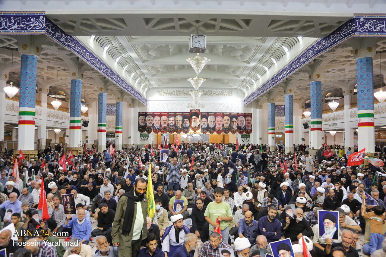 تقرير مصور/ مراسم أربعينية الشهيد القائد السيد "الخامنئي" في حرم السيدة فاطمة المعصومة (ع) - 2