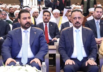 ویدیو | رئیس دیوان اوقاف اهل سنت عراق حین سخنرانی از هوش رفت