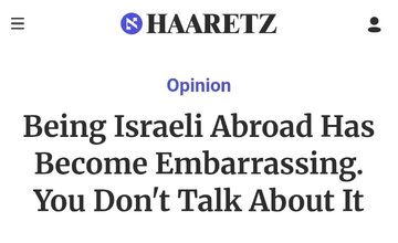 Zionist Journalist: Ang Pagiging Israeli sa Ibang Bansa ay Naging Isang Bagay ng Kahihiyan