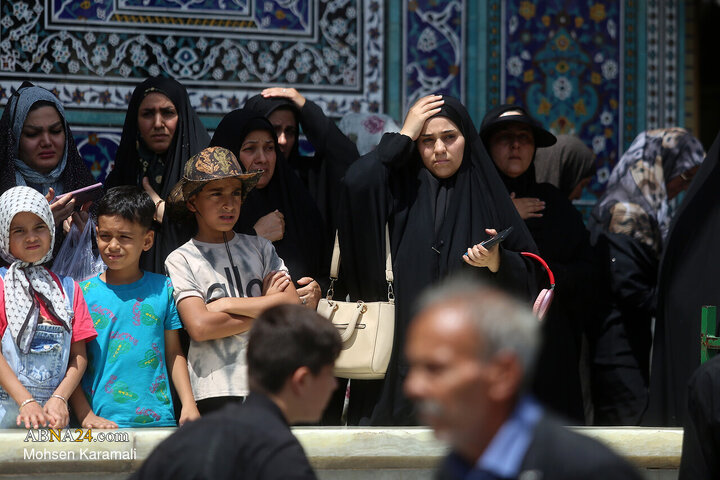 تقرير مصور/ مراسم عزاء استشهاد الإمام الحسن العسكري (ع) في حرم السيدة المعصومة (ع)