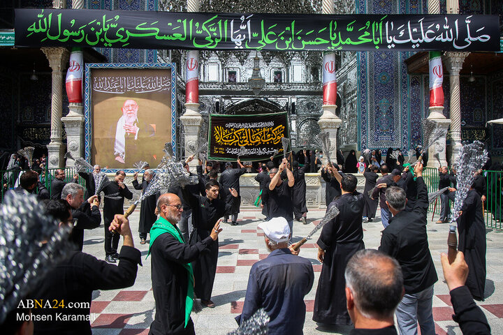 تقرير مصور/ مراسم عزاء استشهاد الإمام الحسن العسكري (ع) في حرم السيدة المعصومة (ع)