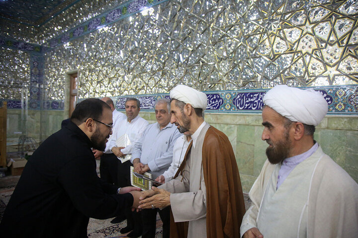 Photos: Dust-cleaning ceremony of Hazrat Masoumeh shrine by Arbaeen servants