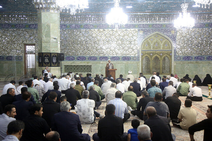 Photos: Dust-cleaning ceremony of Hazrat Masoumeh shrine by Arbaeen servants