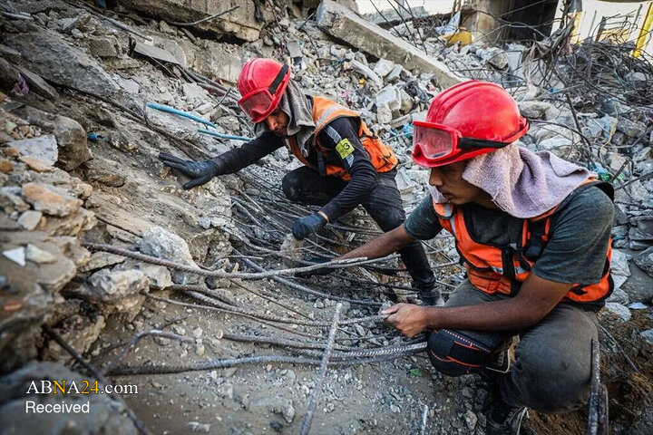Operasyona lêgerînê di nav wêranên Xezzeyê de