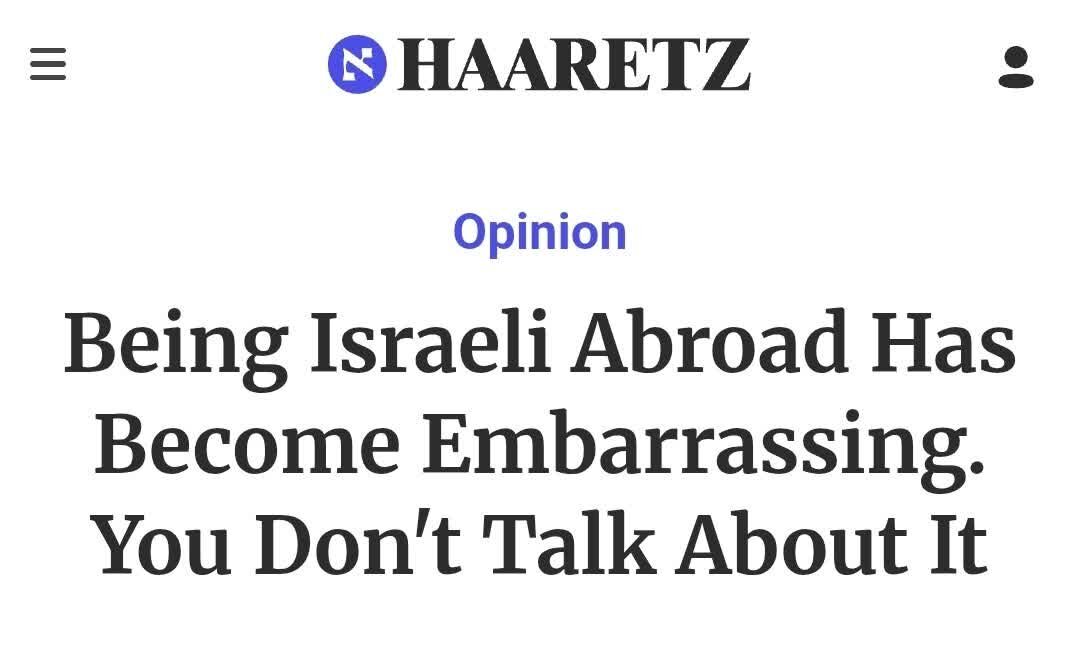 Zionist Journalist: Ang Pagiging Israeli sa Ibang Bansa ay Naging Isang Bagay ng Kahihiyan