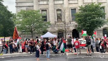 Video| Rally Laban sa Israel sa Montreal, Canada