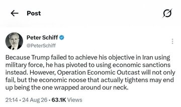 Babala ni Peter Schiff: Ang Economic Rope Laban sa Iran ay Maaaring Bumalot sa Leeg ng Amerika