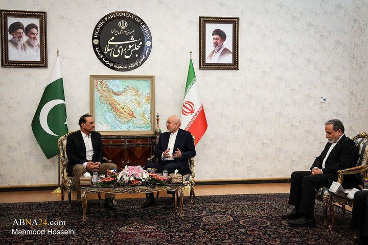 دیدار عاصم منیر با محمدباقر قالیباف