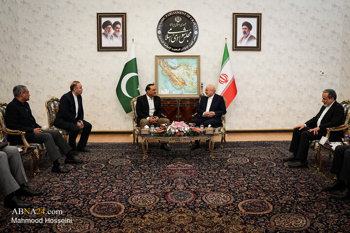 دیدار عاصم منیر با محمدباقر قالیباف
