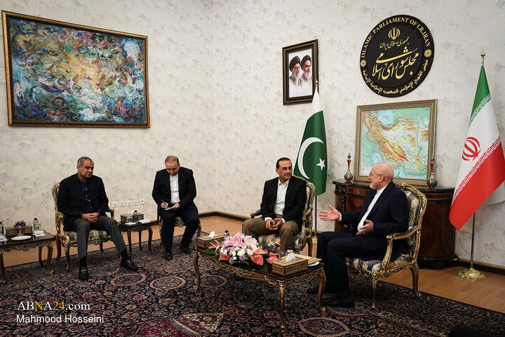 دیدار عاصم منیر با محمدباقر قالیباف