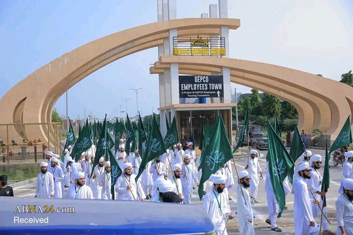 পাকিস্তানের গুজরানওয়ালায় মহানবী হযরত মুহাম্মদ (সা.)-এর জন্মবার্ষিকী উদযাপন।