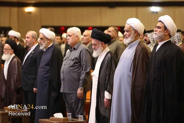 مراسم اربعین تشییع رهبر شهید در بغداد