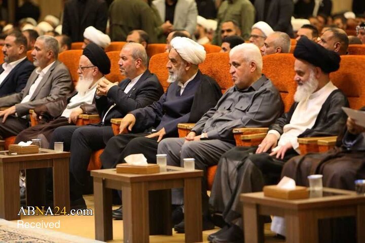 مراسم اربعین تشییع رهبر شهید در بغداد